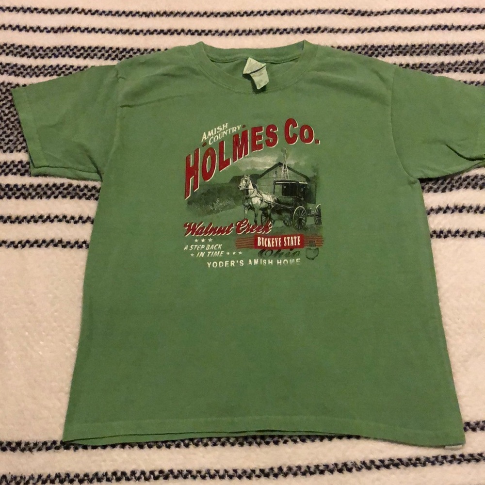 Green Amish country t-shirt